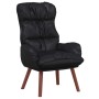 Silla Relax Negro 69 x 74 x 93 cm Cuero sintético