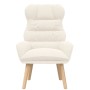 Silla Relax Crema 69 x 74 x 93 cm tela