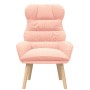 Silla Relax Rosa 69 x 74 x 93 cm tela