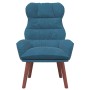 Silla Relax Azul 69 x 74 x 93 cm Terciopelo