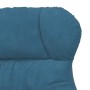 Silla Relax Azul 69 x 74 x 93 cm Terciopelo