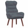 Silla Relax Gris oscuro 69 x 74 x 93 cm Terciopelo