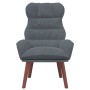 Silla Relax Gris oscuro 69 x 74 x 93 cm Terciopelo
