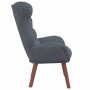 Silla Relax Gris oscuro 69 x 74 x 93 cm Terciopelo