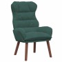 Silla Relax Verde oscuro 69 x 74 x 93 cm Terciopelo