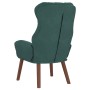 Silla Relax Verde oscuro 69 x 74 x 93 cm Terciopelo