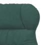 Silla Relax Verde oscuro 69 x 74 x 93 cm Terciopelo