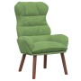 Silla Relax Verde claro 69 x 74 x 93 cm Terciopelo