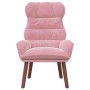 Silla Relax Rosa 69 x 74 x 93 cm Terciopelo