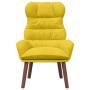 Silla Relax Amarillo 69 x 74 x 93 cm Terciopelo