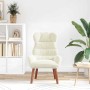 Silla Relax Crema 69 x 74 x 93 cm Terciopelo