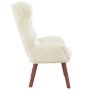 Silla Relax Crema 69 x 74 x 93 cm Terciopelo