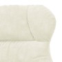Silla Relax Crema 69 x 74 x 93 cm Terciopelo