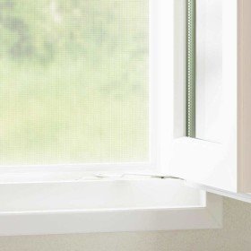 Malla mosquitera Blanco 100 x 2000 cm Acero