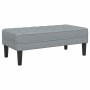 Banco Gris claro 113 x 57 x 39 cm tela