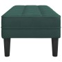 Banco Verde oscuro 113 x 57 x 39 cm Terciopelo