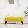 Banco Amarillo 113 x 57 x 39 cm Terciopelo