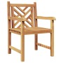 Sillas de jardín 2 pcs Marrón 58 x 60 x 90 cm