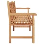 Banco de jardín Marrón 228 x 60 x 90 cm Madera de teca maciza