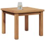Mesa de Café Marrón 45 x 45 x 36 cm Madera de teca maciza