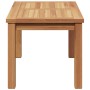 Mesa de Café Marrón 70 x 40 x 36 cm Madera de teca maciza