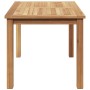 Mesa de Café Marrón 90 x 50 x 45.5 cm Madera de teca maciza