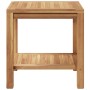Mesa de Café Marrón 45 x 45 x 45 cm Madera de teca maciza