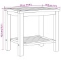 Mesa de Café Marrón 50 x 35 x 45 cm Madera de teca maciza