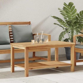Mesa de Café Marrón 90 x 50 x 45 cm Madera de teca maciza