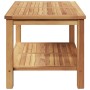 Mesa de Café Marrón 90 x 50 x 45 cm Madera de teca maciza