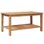 Mesa de Café Marrón 90 x 50 x 45 cm Madera de teca maciza