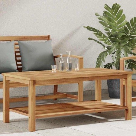 Mesa de Café Marrón 110 x 55 x 45 cm Madera de teca maciza