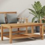 Mesa de Café Marrón 110 x 55 x 45 cm Madera de teca maciza