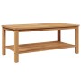 Mesa de Café Marrón 110 x 55 x 45 cm Madera de teca maciza