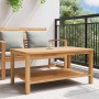 Mesa de Café Marrón 110 x 55 x 45 cm Madera de teca maciza