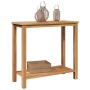 Mesa de Café Marrón 85 x 35 x 75 cm Madera de teca maciza