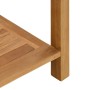 Mesa de Café Marrón 85 x 35 x 75 cm Madera de teca maciza