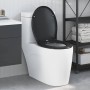 Asiento de Inodoro de Liberación Rápida Negro