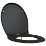 Asiento de Inodoro de Liberación Rápida Negro