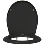 Asiento de Inodoro de Liberación Rápida Negro