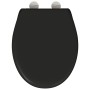 Asiento de Inodoro de Liberación Rápida Negro