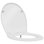 Asiento de Inodoro de Liberación Rápida Blanco