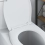 Asiento de Inodoro de Liberación Rápida Blanco