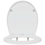 Asiento de Inodoro de Liberación Rápida Blanco
