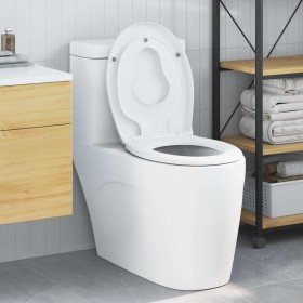 Asiento de Inodoro de Liberación Rápida Blanco