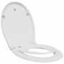 Asiento de Inodoro de Liberación Rápida Blanco