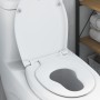 Asiento de Inodoro de Liberación Rápida Blanco