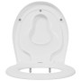 Asiento de Inodoro de Liberación Rápida Blanco