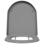 Asiento de Inodoro de Liberación Rápida Gris 46.2 x 36 x 4.3 cm