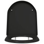 Asiento de Inodoro de Liberación Rápida Negro